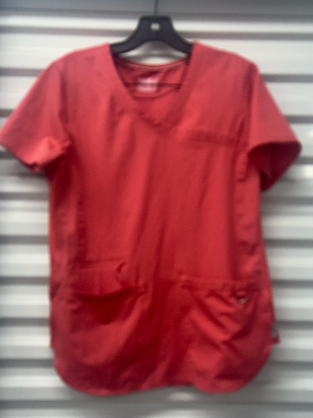 Ava Therese by Zavate Apparel Coral Women's Medical Scrub Top Size M